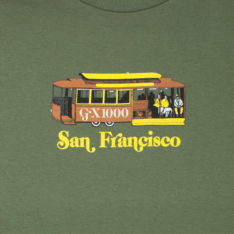 GX1000 Trolly T-Shirt - Vert Militaire