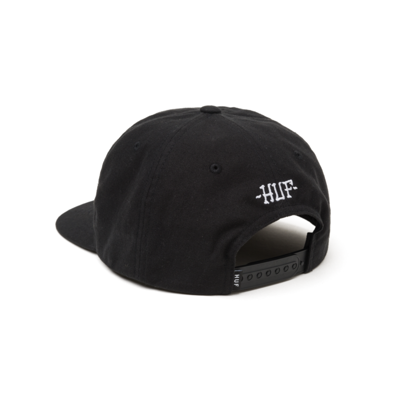 HUF Twin Dragon Snapback Hat - Black