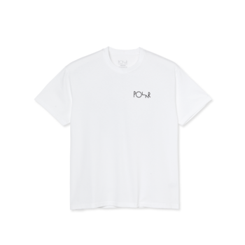 Polar Skate Co. Stroke Logo Tee - White