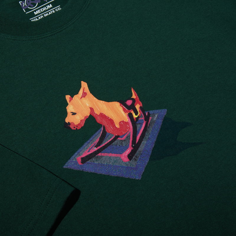 Polar Skate Co. Dog Tee - Dark Green