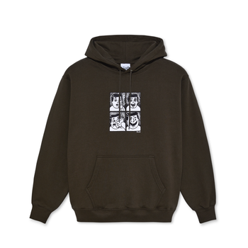 Polar Skate Co. Dave Punch Hoodie - Brown