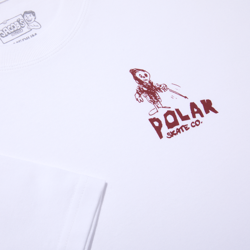 Polar Skate Co. Reaper T-Shirt - Blanc