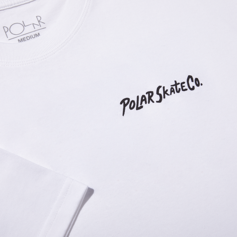 Polar Skate Co. Yoga Trippin' T-Shirt - Blanc
