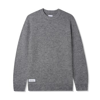 Butter Goods Marle Knitted Sweater - Grey