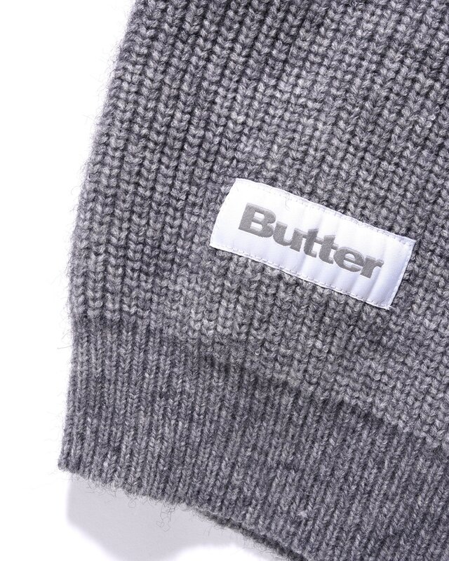 Butter Goods Marle Pull en Tricot - Gris