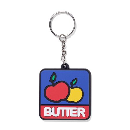 Butter Goods Grove Rubber Keychain - Black/Multi