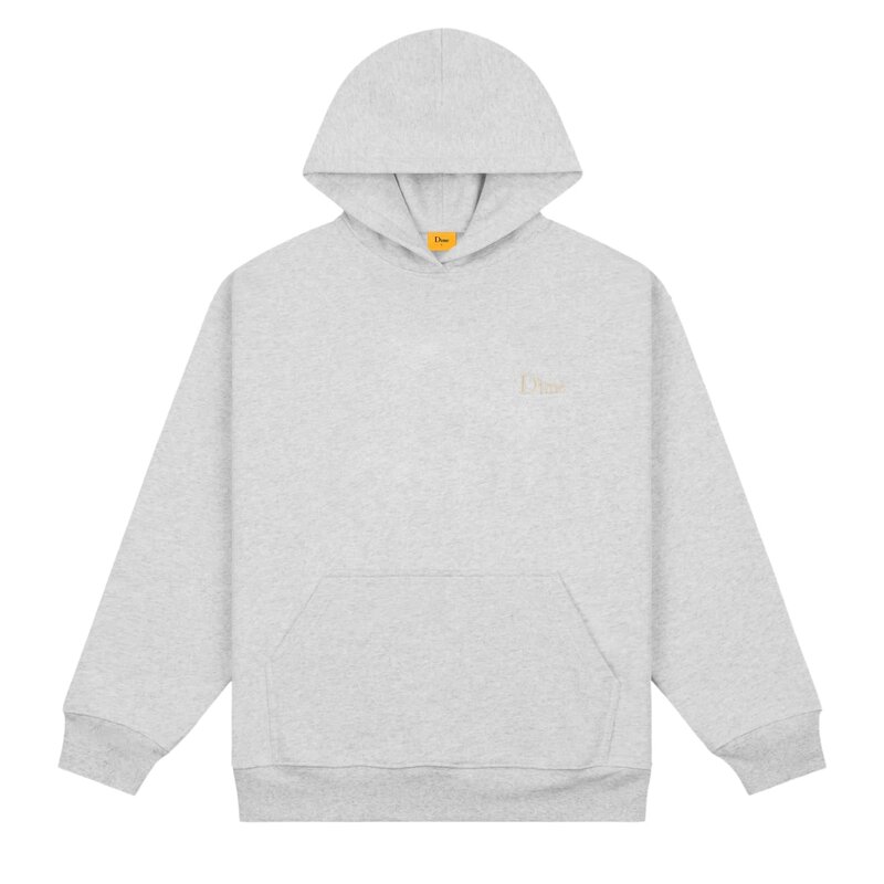 Dime Classic Small Logo Hoodie - Heather Gray