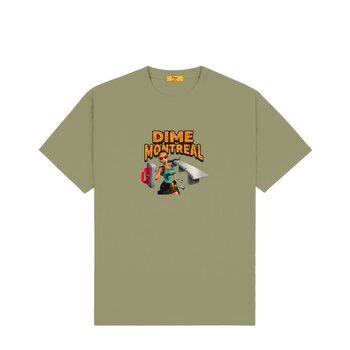 Dime Lara T-Shirt - Army Green