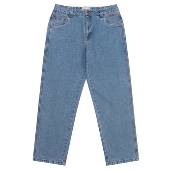 Dime Classic Relaxed Denim Pants - Blue Washed - Palm Isle Skate Shop