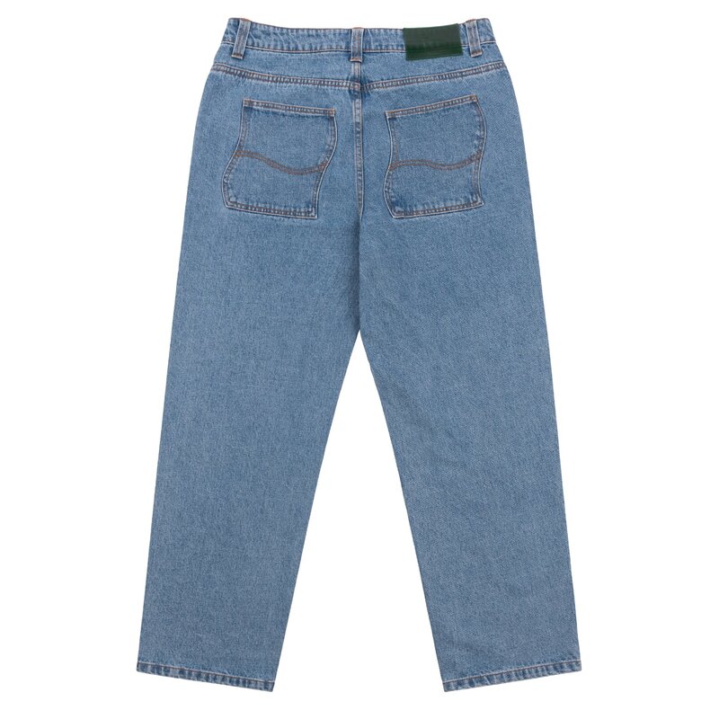 Dime Classic Relaxed Denim Pants - Blue Washed - Palm Isle Skate Shop