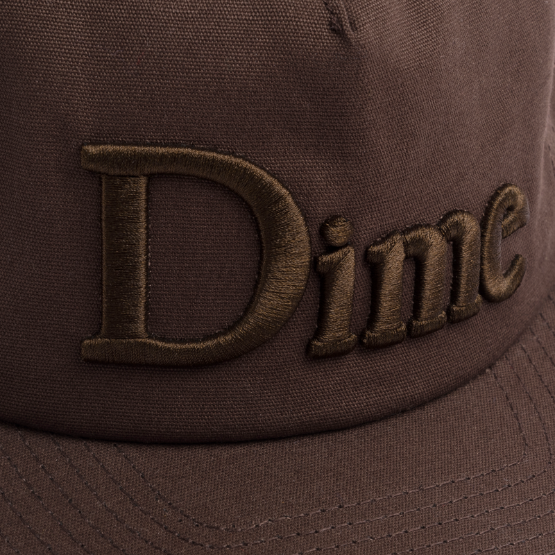 Dime Classic 3D Worker Cap - Dark Brown