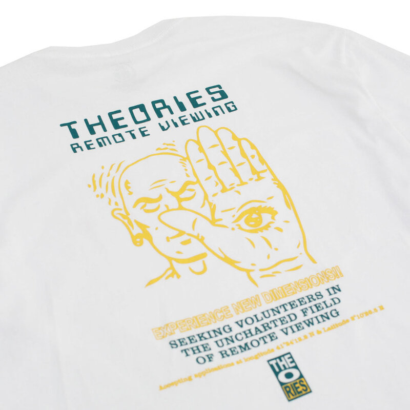 Theories Remote Viewing T-Shirt à Manches Longues - Blanc