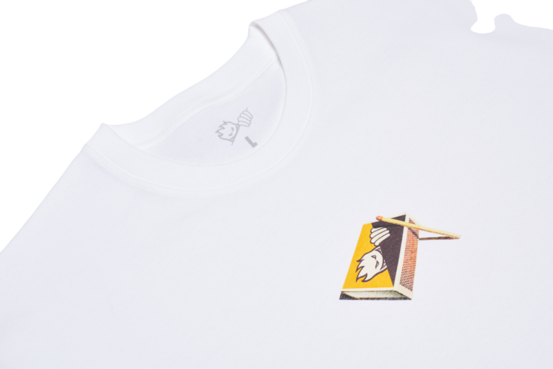 Last Resort AB x Spitfire Matchbox T-Shirt - Blanc