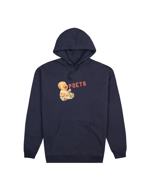 Poets Lunatic Hoodie - Navy