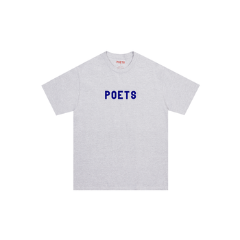 Poets OG Flock Tee - Gray