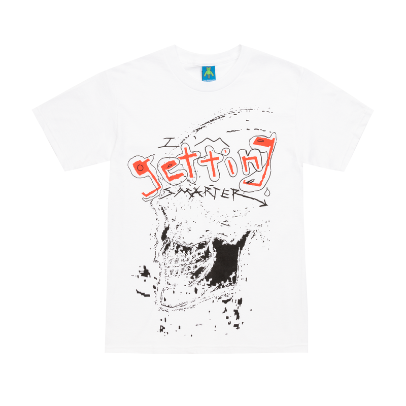 Frog I'm Getting Smarter Tee - White