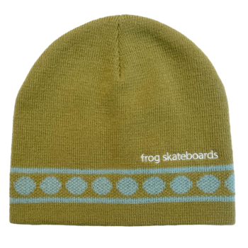 Frog Circles Beanie - Pear