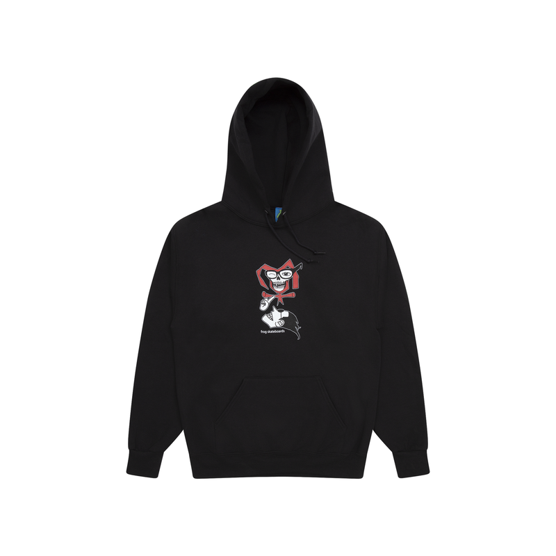 Frog Disobediant Hoodie - Black