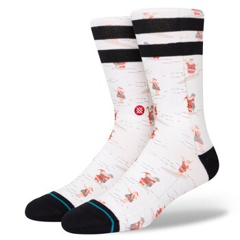 Stance Shranta Crew Socks - Off White