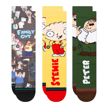 Stance "Family Guy" Family Values 3 Pack Chaussettes - Multi