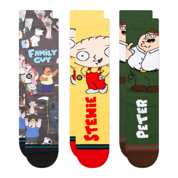 Stance "Family Guy" Family Values 3 Pack Crew Socks - Multi