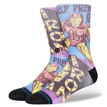 Stance "Marvel" Prevent Rust Crew Socks - Purple