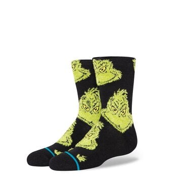 Stance "The Grinch" Mean One Chaussettes d'Enfants - Noir