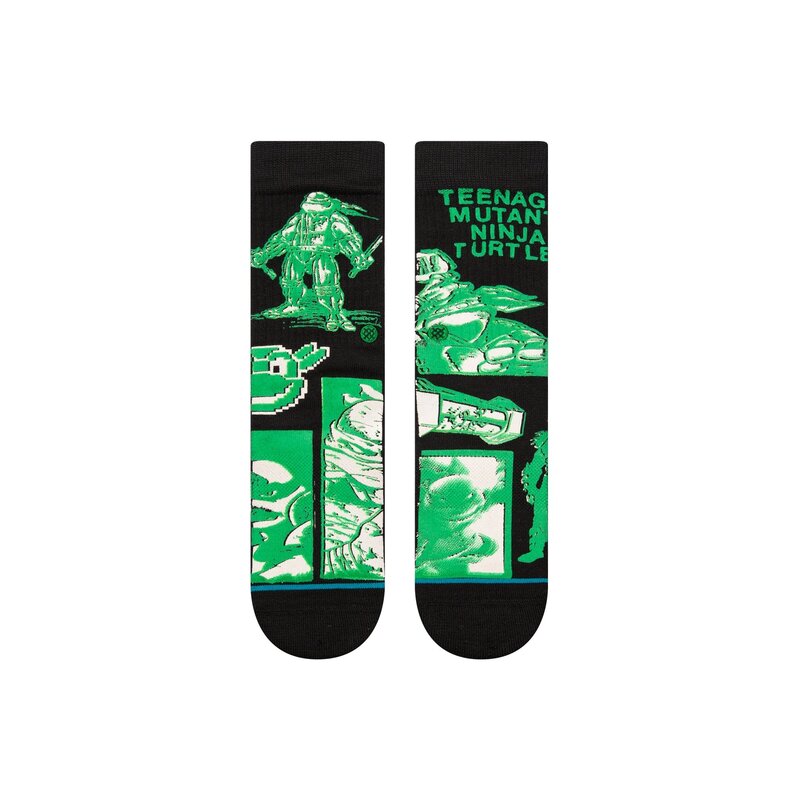 Stance Kids "Teenage Mutant Ninja Turtles" TMNT Crew Socks - Black