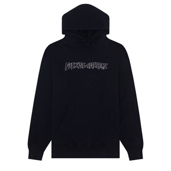 Fucking Awesome Outline Stamp Hoodie - Black