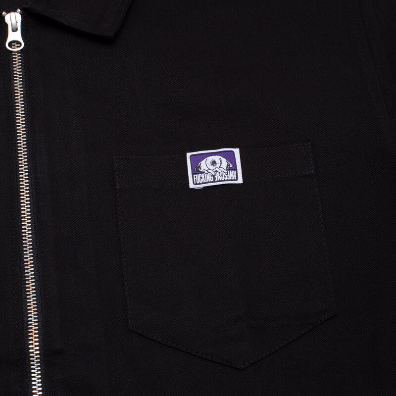 Fucking Awesome Avatar Zip Work Shirt - Black