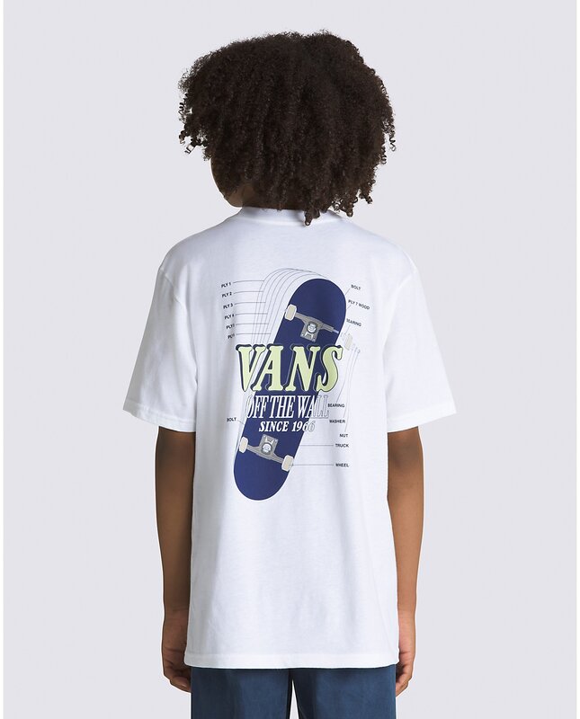 Vans Kids Skate Mechanics T-Shirt - White