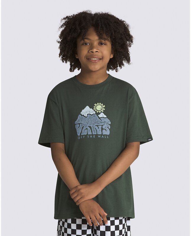 Vans Blue Mountains T-Shirt d'Enfants - Forêt Profonde