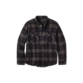 Brixton Bowery L/S Flannel - Black/Charcoal
