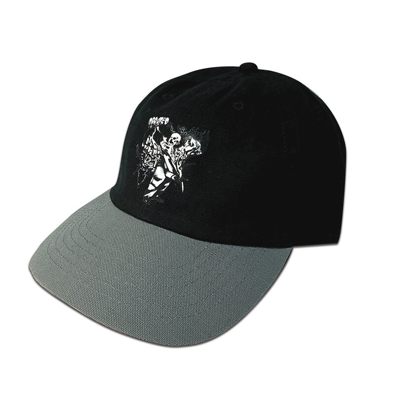 Frosted Hell Vibes Embroidered Cap - Black/Grey