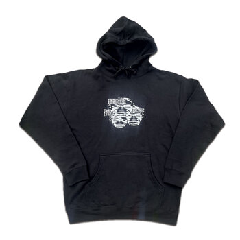 Frosted Monkeyworld Hoodie - Black