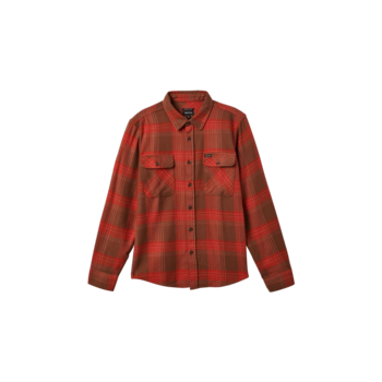 Brixton Bowery Flanelle M/L - Rouge Grange/Bison