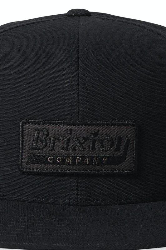 Brixton Steadfast HP Casquette Snapback - Noir/Noir