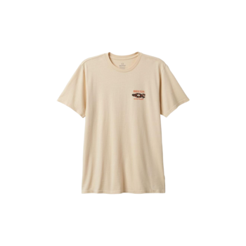 Brixton Hubbard T-Shirt Standard M/C - Crème Lavée et Usée