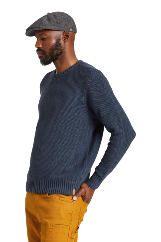 Brixton Jacques Waffle Knit Sweater - Ombre Blue