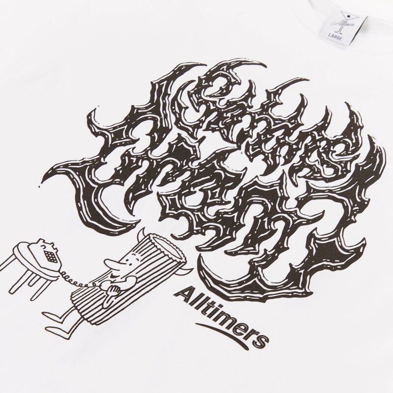 Alltimers Satan's Drano Tee - White