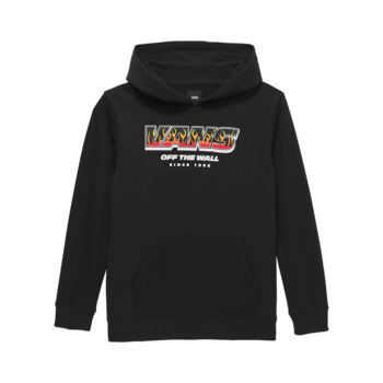 Vans Kids Up In Flames Pullover Hoodie - Black