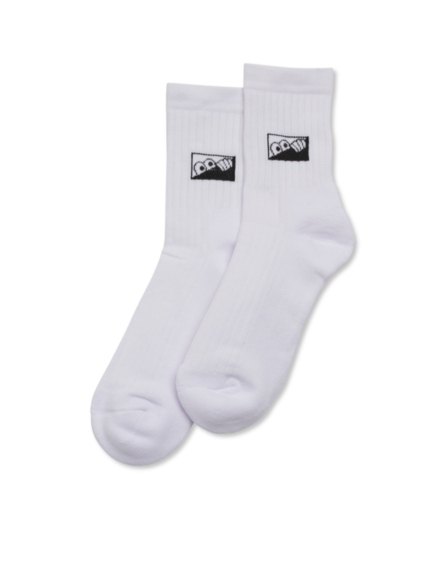 Last Resort AB Heel Tab Dress Socks - White