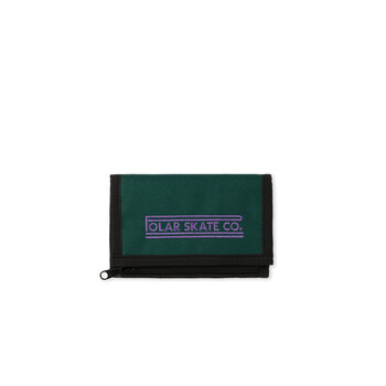 Polar Skate Co. Key Wallet Stretch Logo - Dark Green