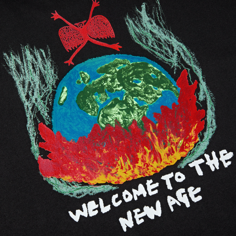 Polar Skate Co. Welcome To The New Age LS Tee - Black