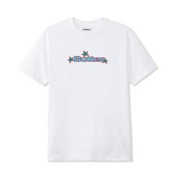 Butter Goods Star Logo T-Shirt - Blanc