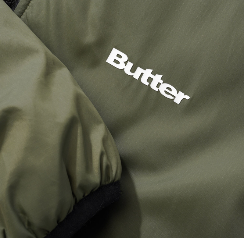 Butter Goods Reversible Plaid Puffer Jacket - Navy/Alpine