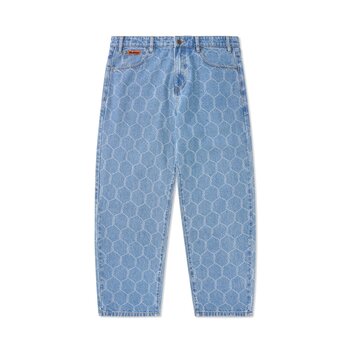 Butter Goods Chain Link Jean en Denim - Indigo Délavé