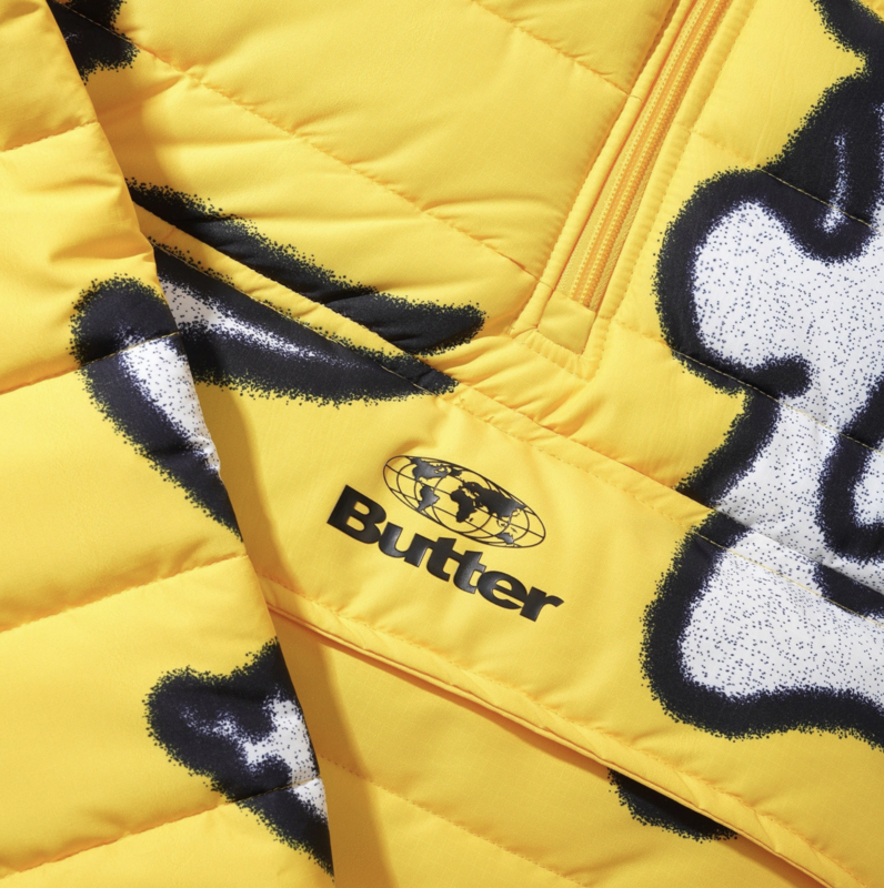 Butter Goods Critter Puffer Anorak Jacket - Yellow