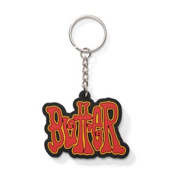 Butter Goods Tour Rubber Key Chain - Red/Yellow