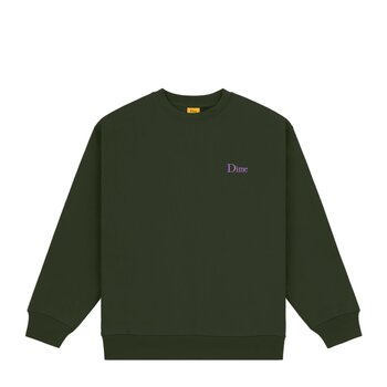 Dime Classic Small Logo Crewneck - Forest Green